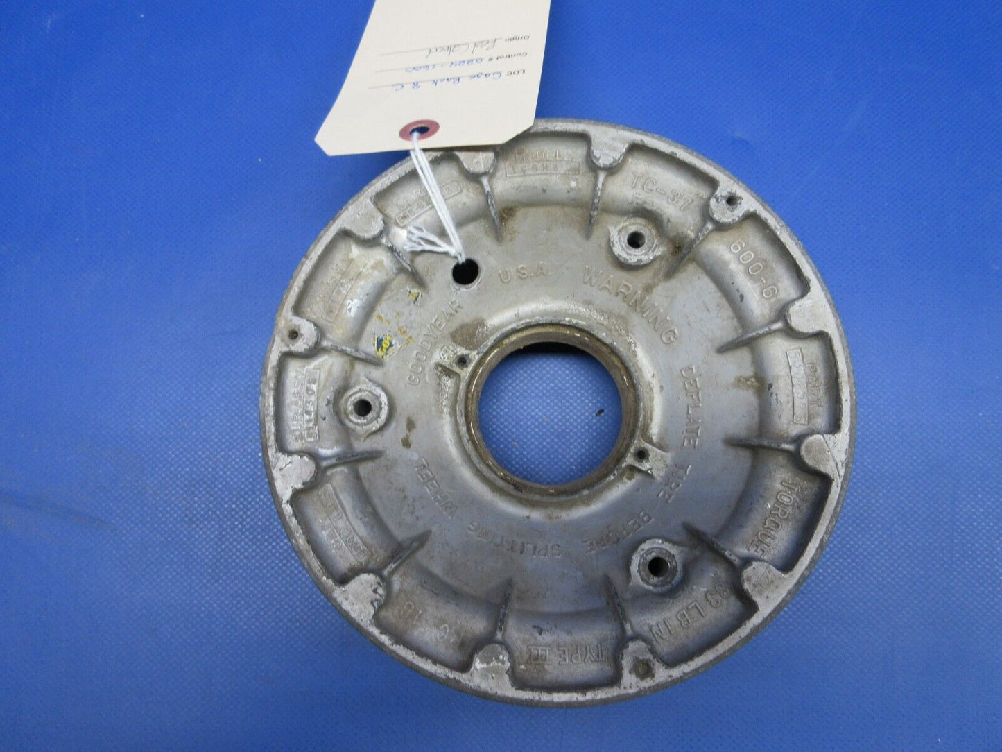 Goodyear Half Wheel  6.00x6 Type 111 P/N 5306598 (0224-1600)