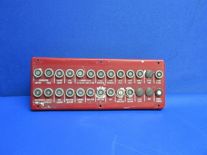 Piper PA-28R-180 Circuit Breaker Panel Assy P/N 67424-07 (1023-788)