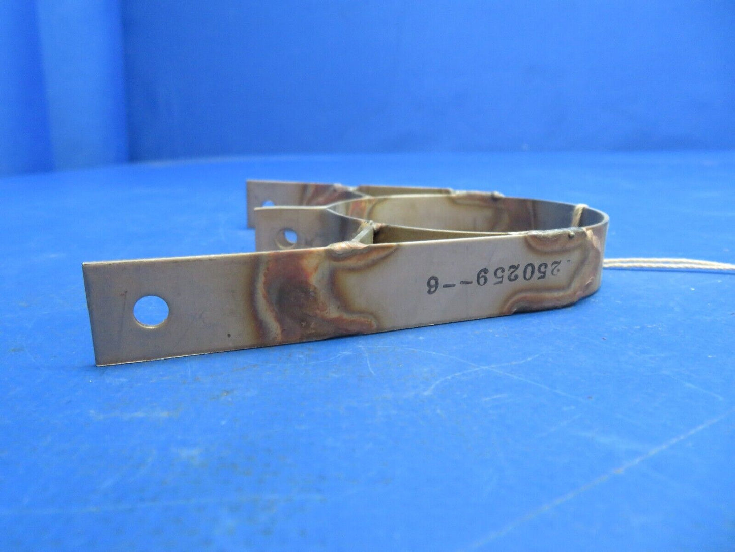 Cessna 337 Skymaster Exhaust Tailpipe Support Clamp P/N 1250259-6 NOS (0123-533)
