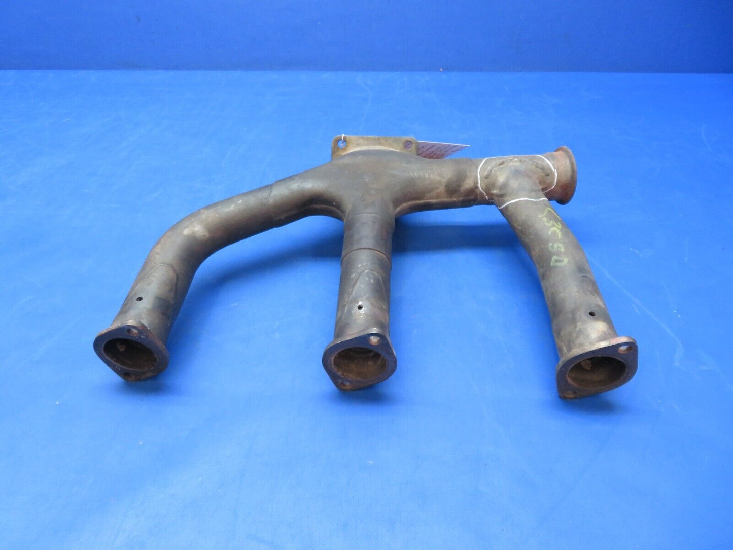 Cessna 182 Turbo LH Exhaust Collector Lycoming PN 2254012-2 FOR PARTS (1023-243)