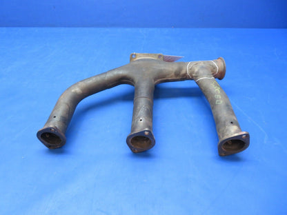 Cessna 182 Turbo LH Exhaust Collector Lycoming PN 2254012-2 FOR PARTS (1023-243)