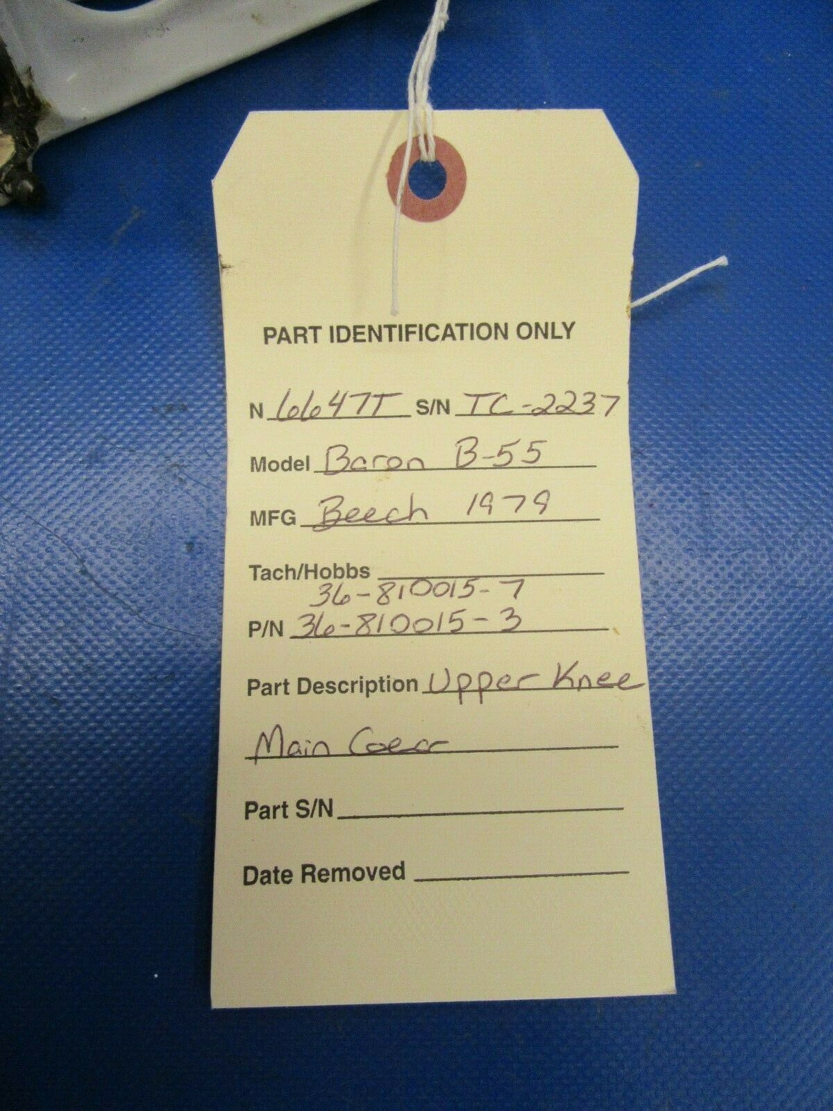 Beech Baron B-55 Main Gear Torque Knee P/N 36-810015-7 & 36-810015-3 (0219-360)