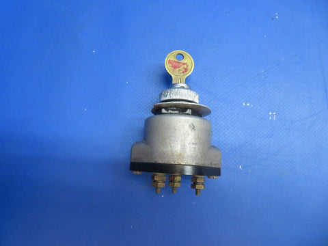 Brantly B2B Helicopter Bendix Ignition Switch w/ Key P/N 10-357290-1A (1022-782)