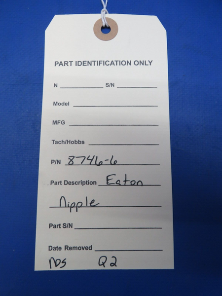 Aeroquip Eaton Nipple P/N 8746-6 NOS (0923-721)