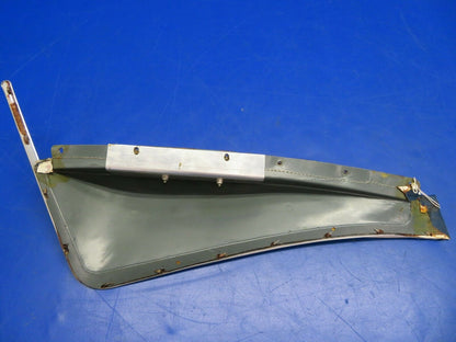 1956 Beech G35 Bonanza Armrest Rear Passenger RH Blue Vinyl (0620-392)