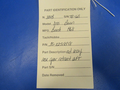Beech D55 Baron Rod Assy Nose Gear Retract Aft P/N 36-820011-18 (0717-82)