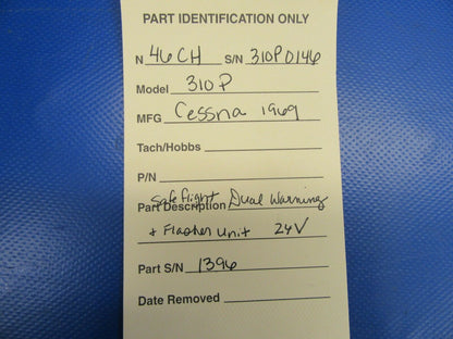 Cessna 310P Safe Flight Dual Warning & Flasher Unit 24V (0819-10)