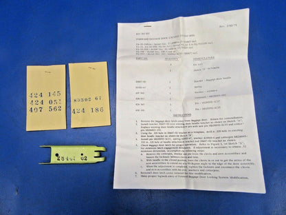 Piper Forward Baggage Door Locking System KIT P/N 763-853 NOS (1218-237)