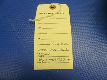 Goodyear 6.00 X 6 Wheel Half 9524202 (1121-321)