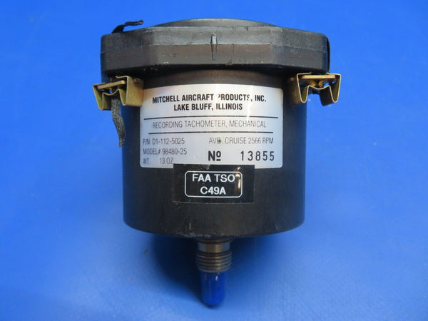 Piper PA-28-201T Dakota Recording Tachometer P/N D1-112-5025 (0922-804)