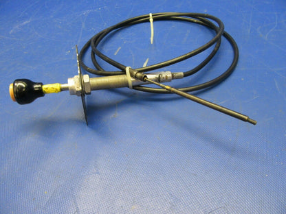 Brantly B2B Helicopter Mixture Control Cable Measures 113" Push Rich (0921-488)