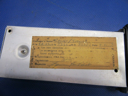 King KR-22 Marker Beacon Receiver P/N 066-1065-00 (0721-314)
