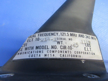 Communications Components Dual Frequency Antenna P/N ELT10-214-1 (0523-1128)