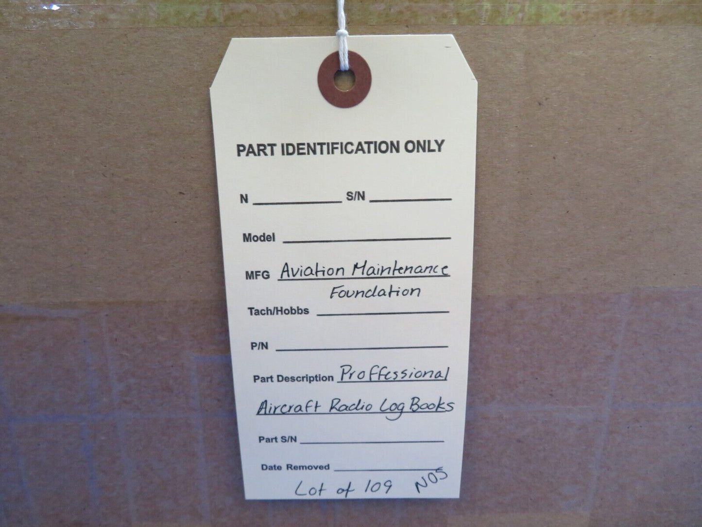 Aviation Maintenance Aircraft Radio Log Books LOT OF 109 NOS  (1022-563)