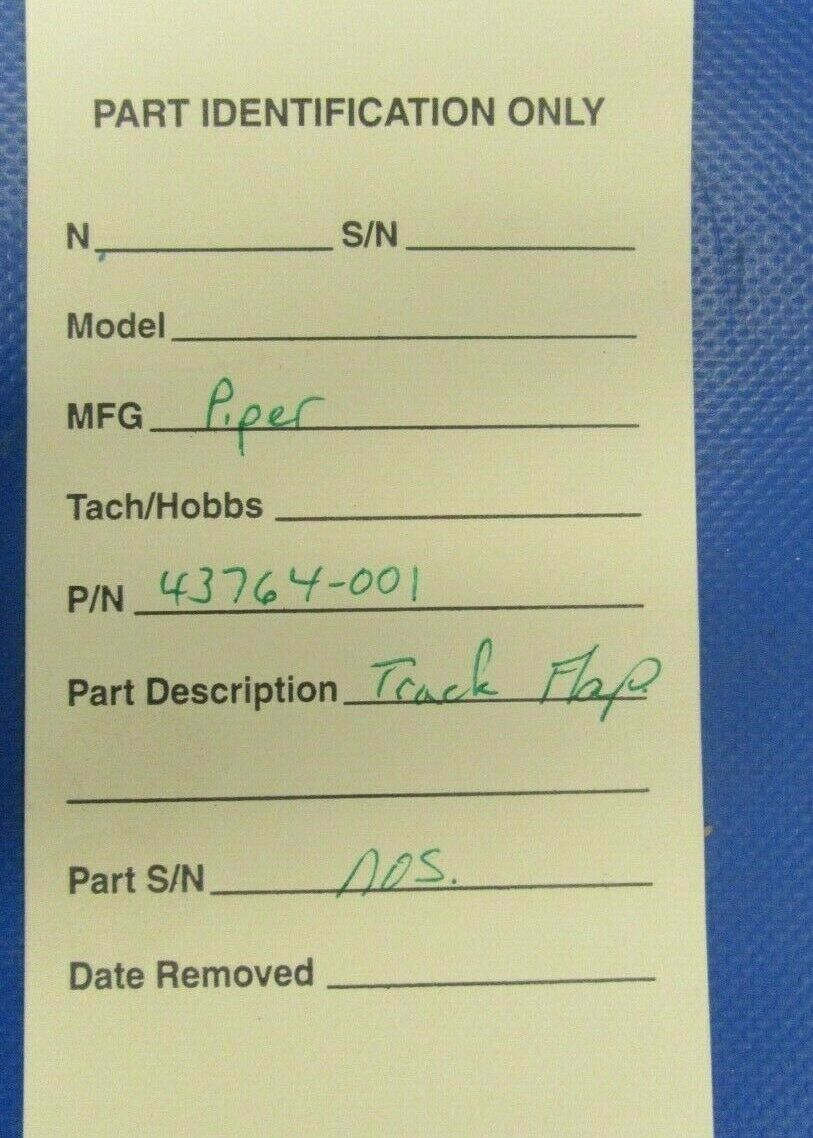 Piper Track Flap 43764-001 NOS (0419-60)