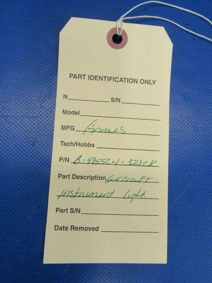 Grimes Aircraft Instrument Light P/N B-4855C-1-328CK NOS (0419-308)
