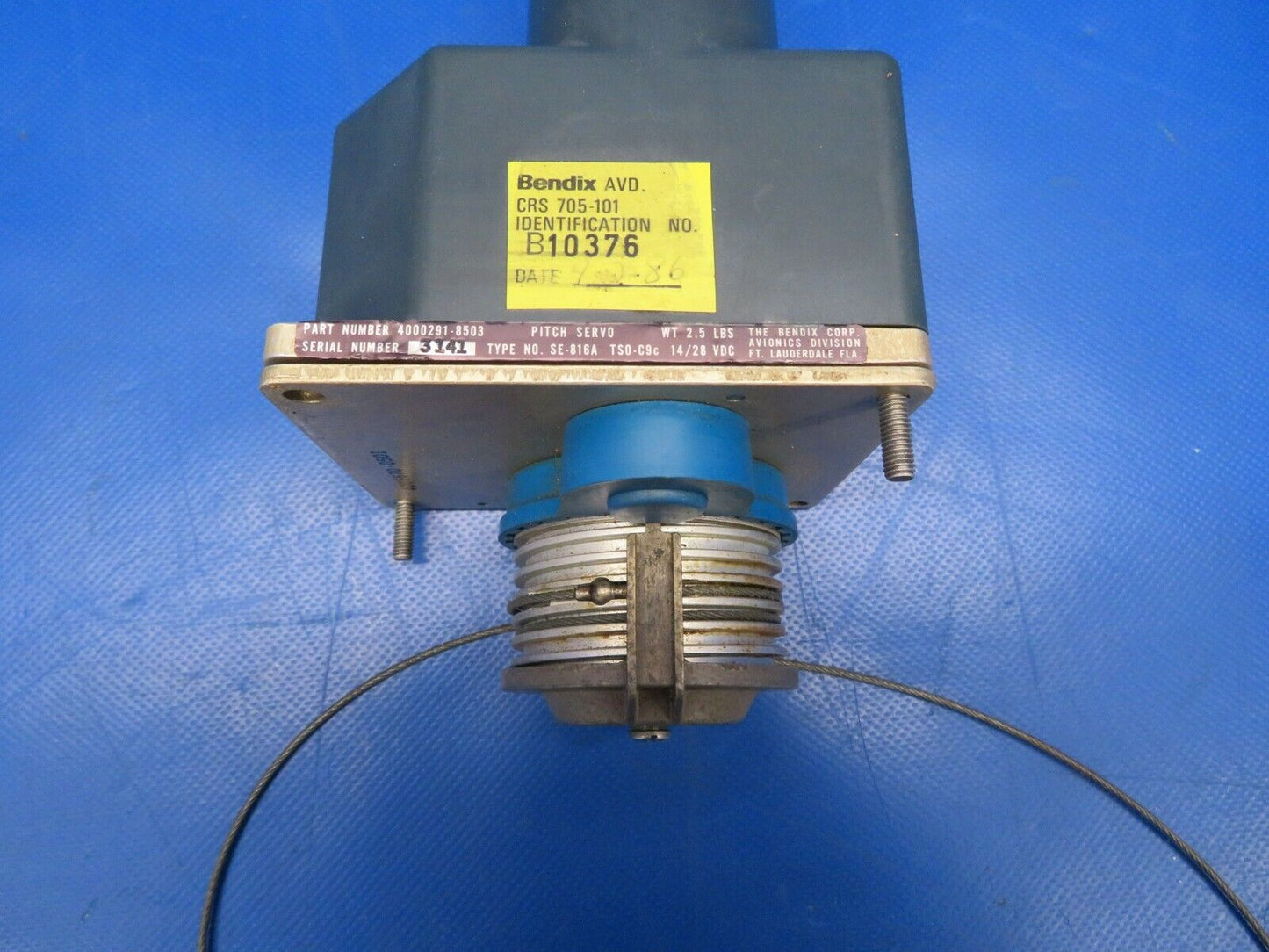 Beech Baron E-55 Bendix SE-816A Pitch Servo 14/28 V P/N 4000291-8503 (0120-176)