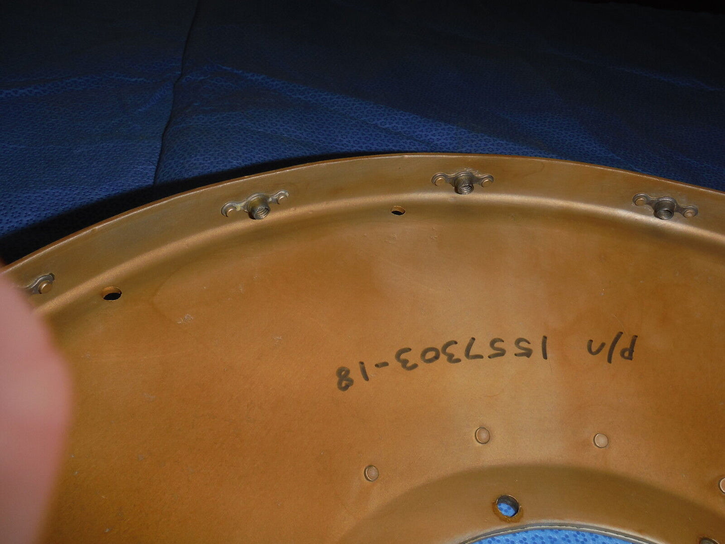 Cessna 337G Skymaster Front Propeller Spinner Bulkhead P/N 1557303-18 (0116-158)