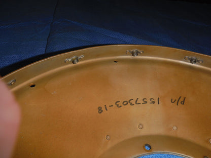 Cessna 337G Skymaster Front Propeller Spinner Bulkhead P/N 1557303-18 (0116-158)