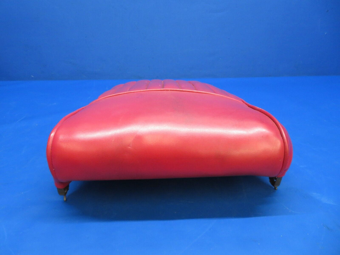 Cessna 120 Seat Assy Red Vinyl P/N 0413185, 0413185-1, 0411736 (0423-40)