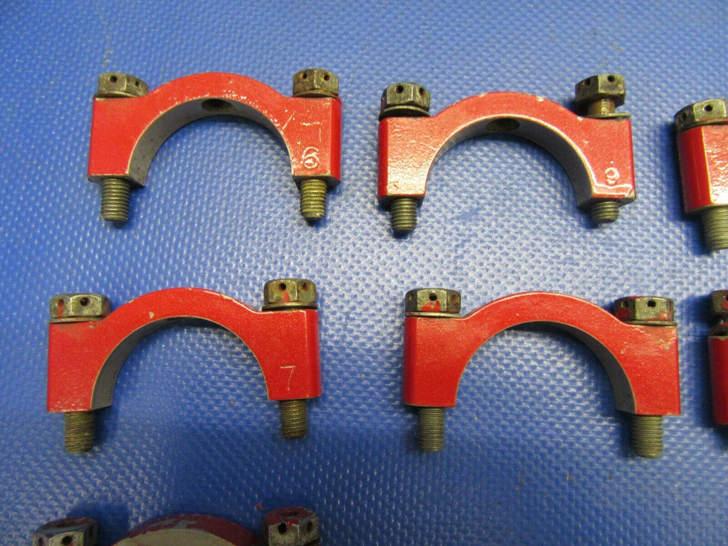 Brantly B2B Gear Box Shaft Housing Supports 108-3, 108-4, 108-5 LOT (0921-511)