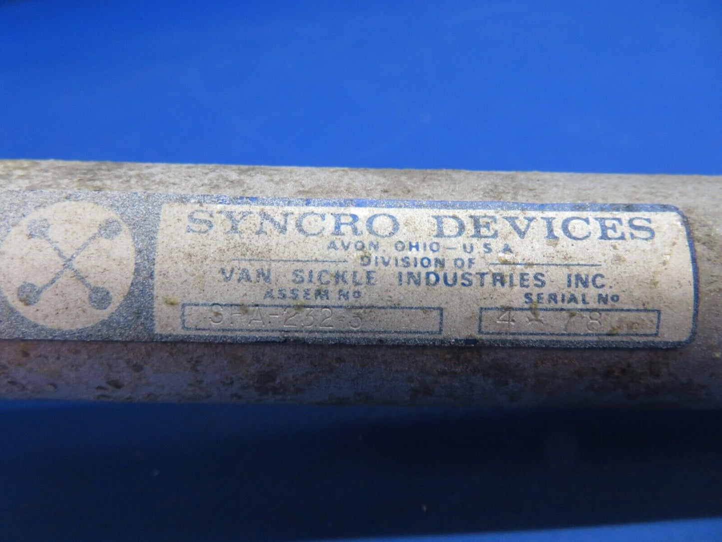 Piper PA-34-200T Syncro Devices Hydraulic Cylinder P/N SFA-232-3 (0223-905)
