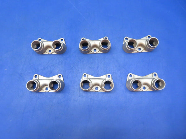 Continental O-300 Push Rod Housing Flange P/N 653818 LOT OF 6 (0823-386)