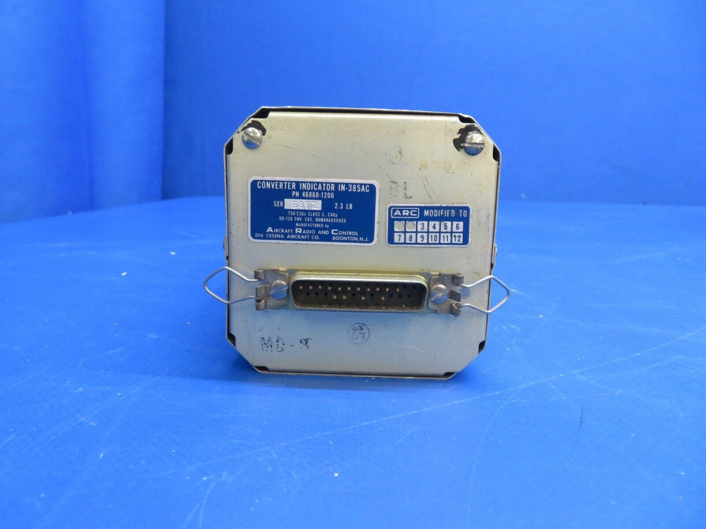 ARC Converter Indicator Mods 1 & 2 P/N 46860-1200, IN 385AC (1022-734)
