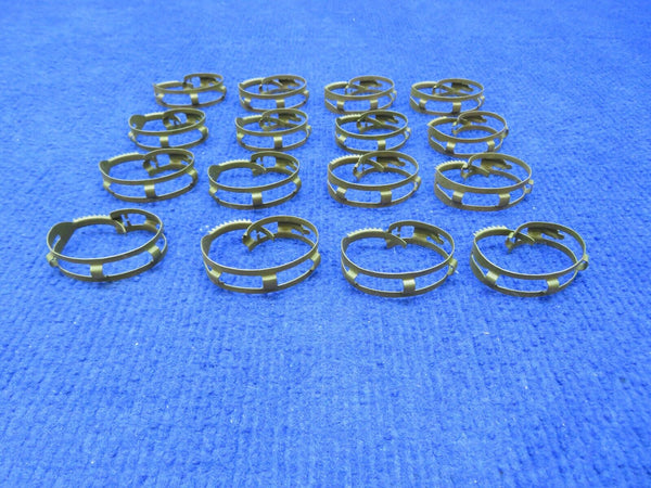 Beechcraft Tin Clamp P/N A-3122-22-1J LOT OF 16 NOS (0822-302)