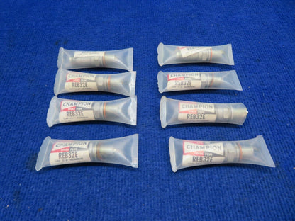 Champion Spark Plugs P/N REB32E LOT OF 8 NOS (0822-440)