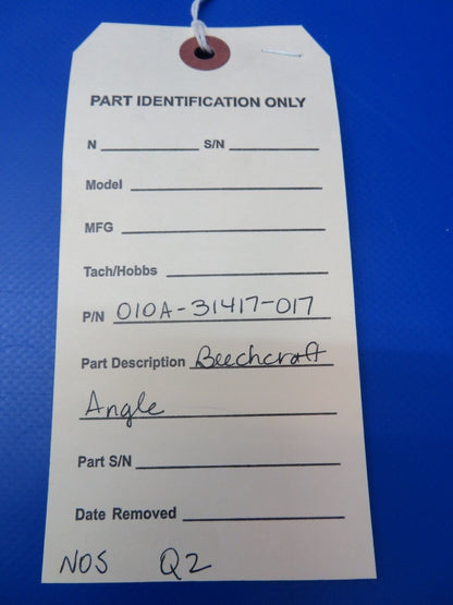 Beech Angle P/N 010A-31417-017 NOS (1022-312)