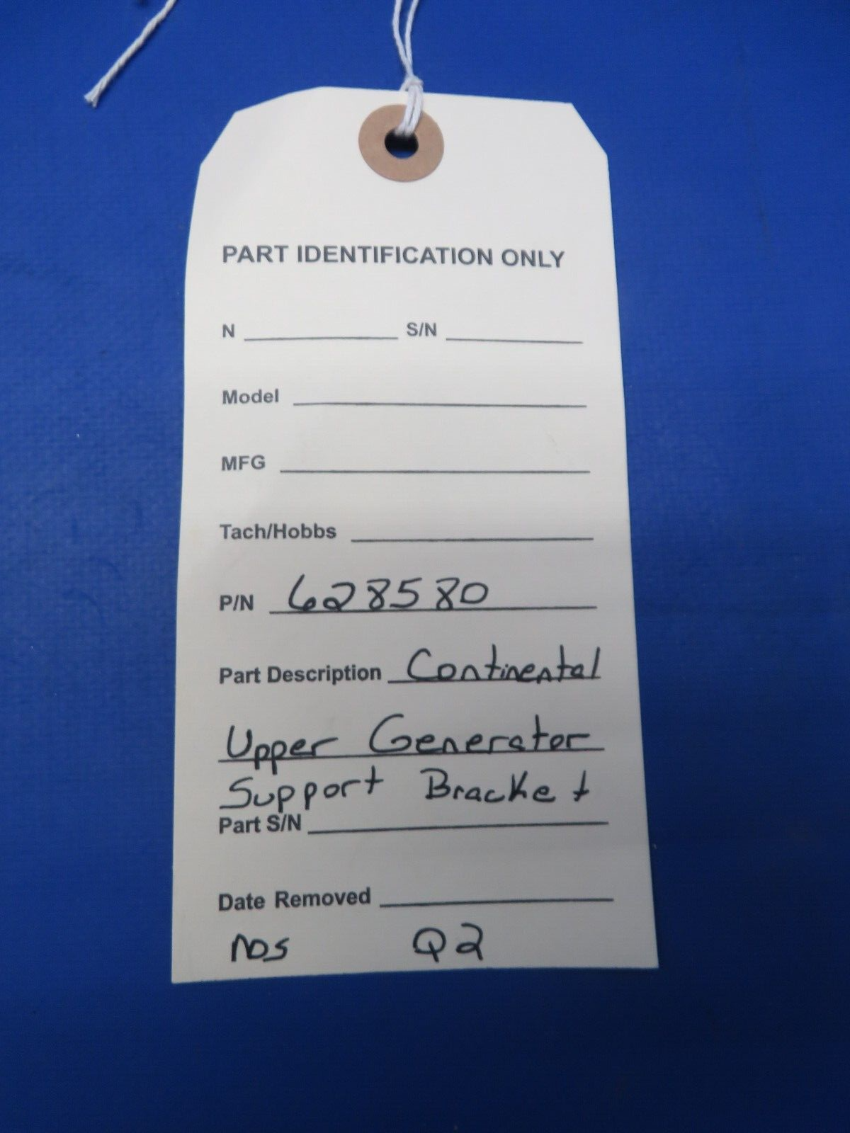 Continental Upper Generator Support Bracket P/N 628580 NOS (0923-715)