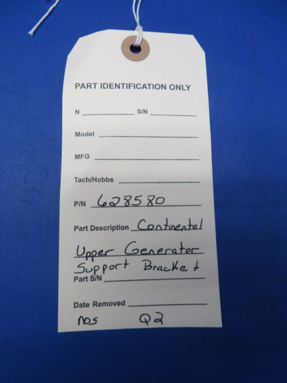 Continental Upper Generator Support Bracket P/N 628580 NOS (0923-715)