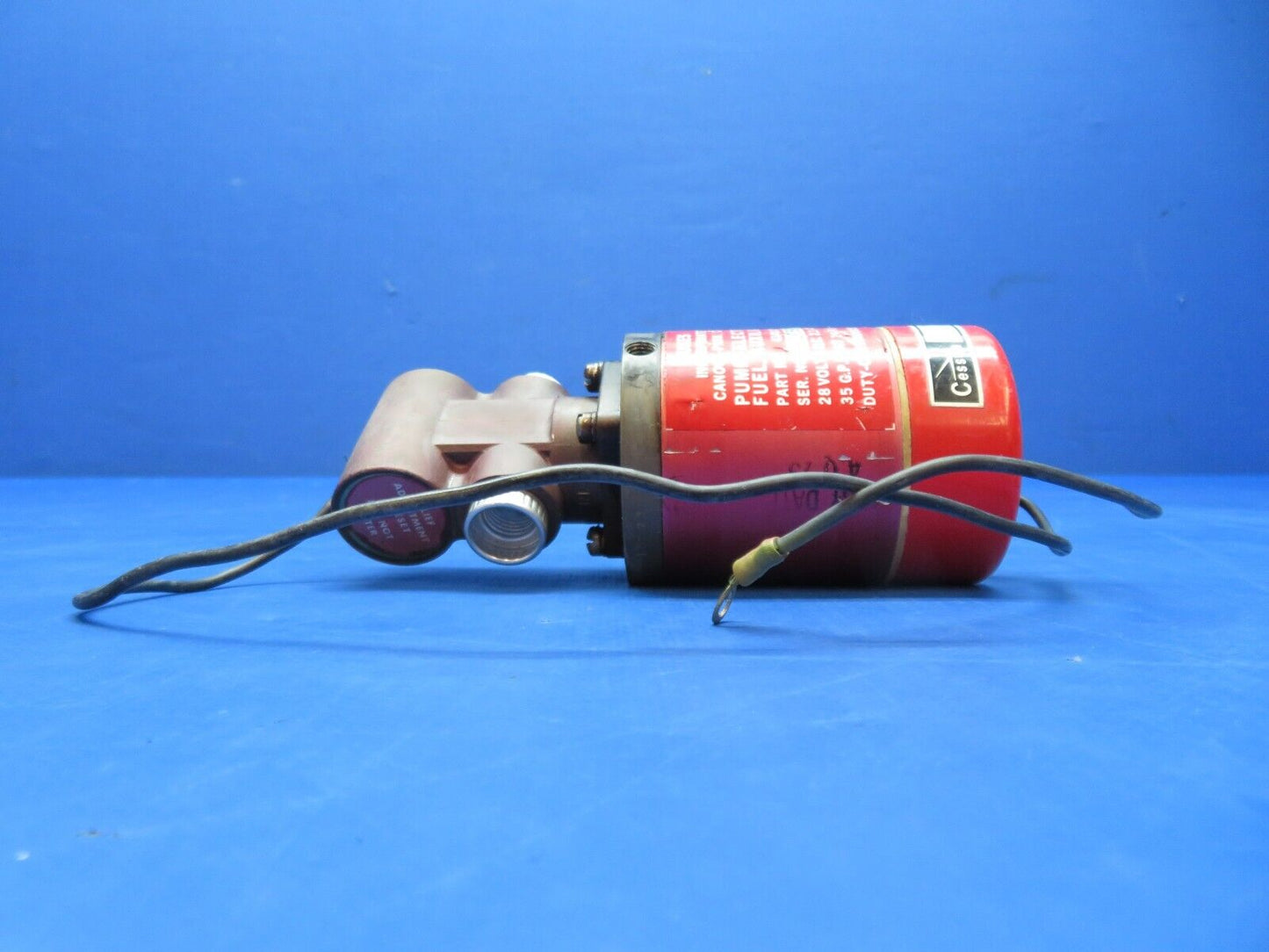 Cessna DUKES Auxiliary Fuel Pump 28v P/N 4140-00 TESTED (1123-169)