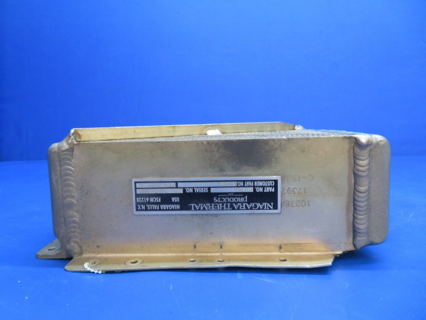 Niagara Thermal Oil Cooler P/N 10287A, 654572 CORE (0423-19)