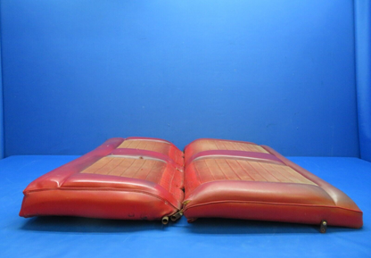 Piper PA-28R-180 Rear Seat Assy Red Vinyl P/N 65700-06 (1123-399)
