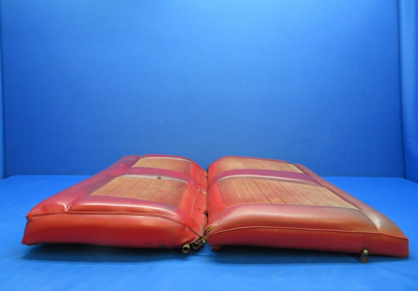 Piper PA-28R-180 Rear Seat Assy Red Vinyl P/N 65700-06 (1123-399)