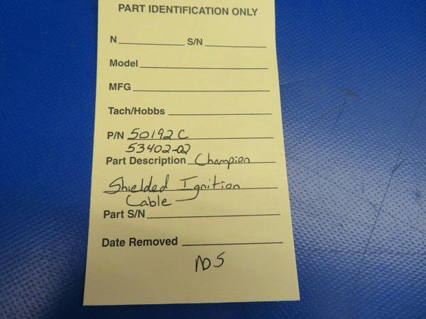 Champion Aircraft Shielded Ignition Cable NOS P/N 50192C (0720-570)