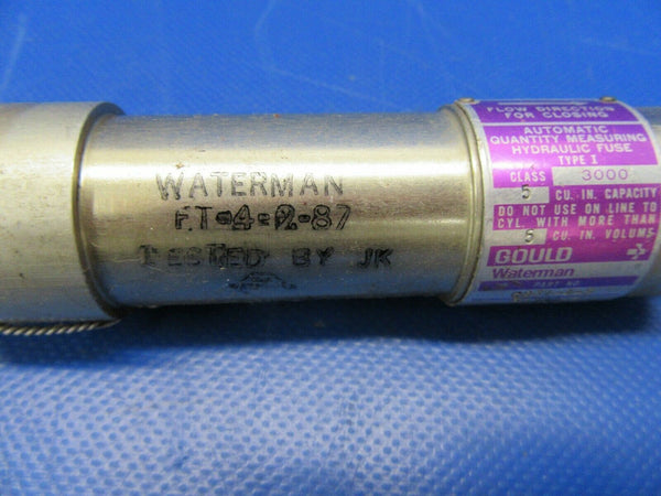 Waterman Hydraulic Fuse P/N G831-4-5 (0419-402)