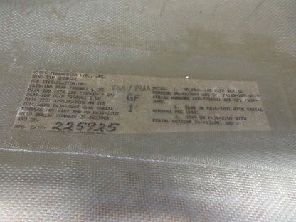 Piper PA28 LH Wing Tip Assy Fiberglass P/N GF78022-00 (0224-671)