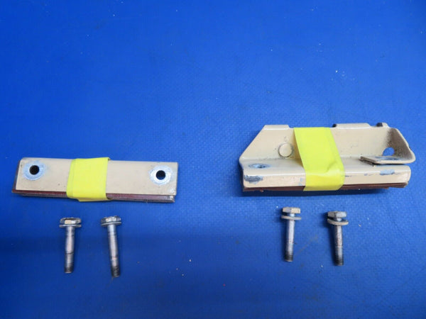 Beech 95-B55 Baron Front Seat Armrest P/N 35-534372-77 w/ Brackets  (1222-892)