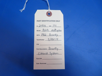 Brantly B2B Helicopter Exhaust System (1022-857)