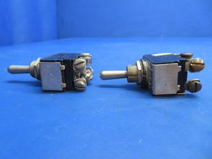 Piper Aerostar 602P Toggle Switch P/N MS25125-C3, MS35058-22 LOT OF 9 (0123-970)