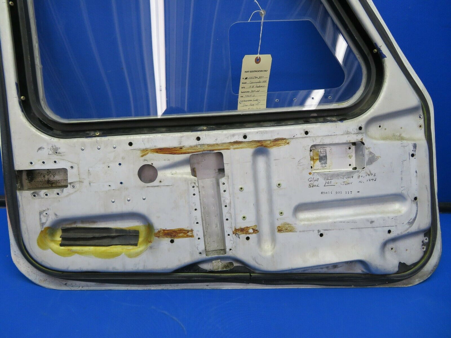 Rockwell Commander Cabin Door LH Clear Tint P/N 43014-3 (1020-488)