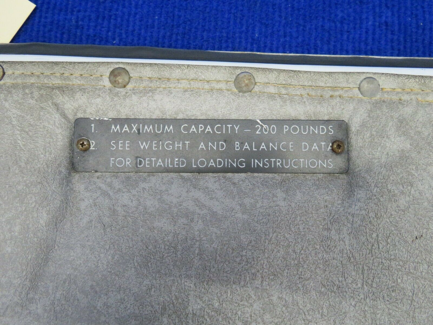 1956 Cessna 310 Baggage Door Assy P/N 0891000-6 (0422-61)