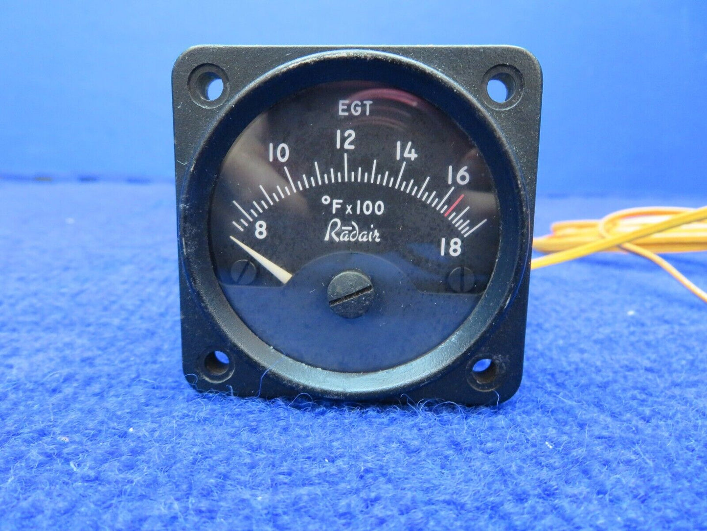 Radair Lewis Thermocouple Thermometer Indicator P/N 49B700 (0622-596)