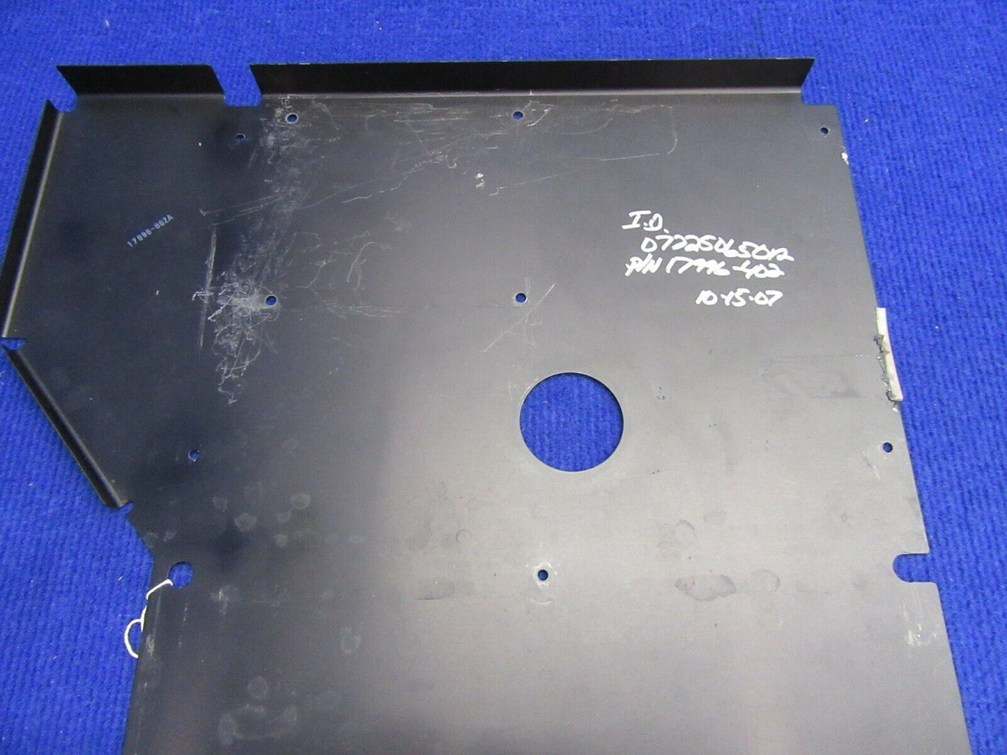 Cirrus SR-22 Kick Plate RH P/N 17996-002 (0122-383)