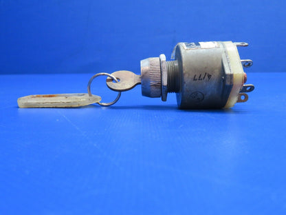 Cessna Gerdes Ignition Switch w/ Key P/N C292501-0105 (1223-1110)