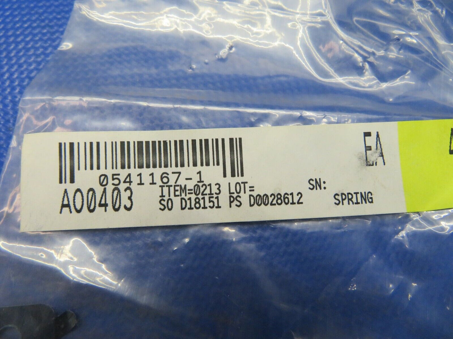 Cessna Spring P/N 0541167-1 LOT OF 4 NOS (0621-947)