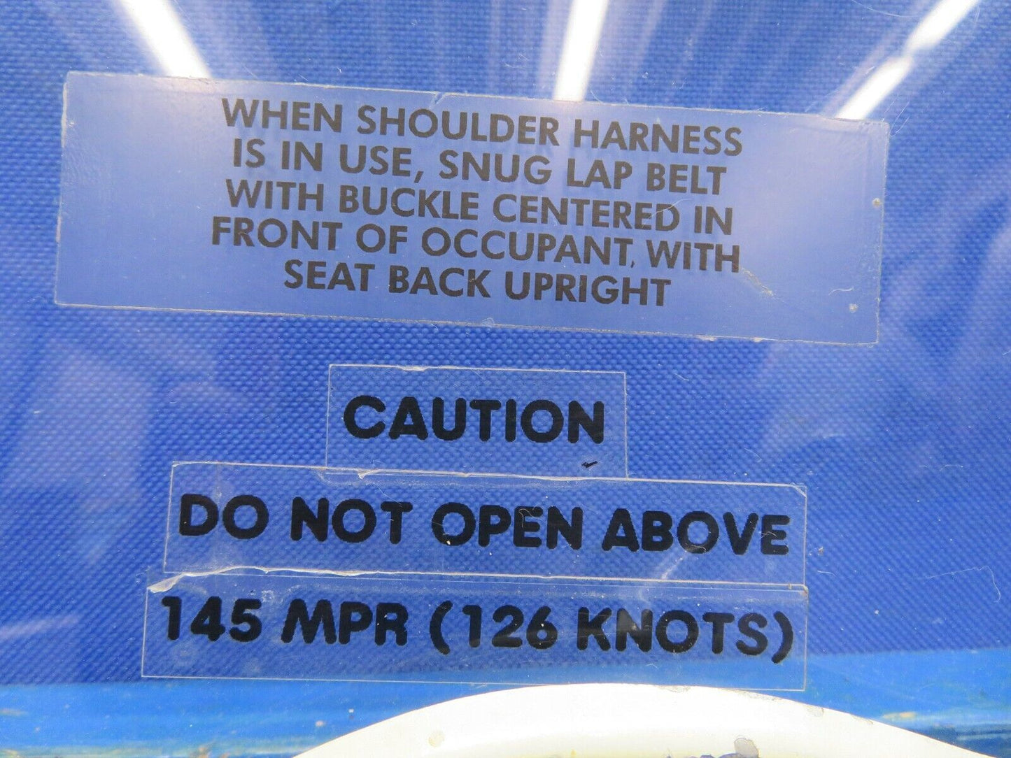 Beech Baron 95-B55 Storm Window Assembly No Tint P/N 35-410291-96 (0620-515)